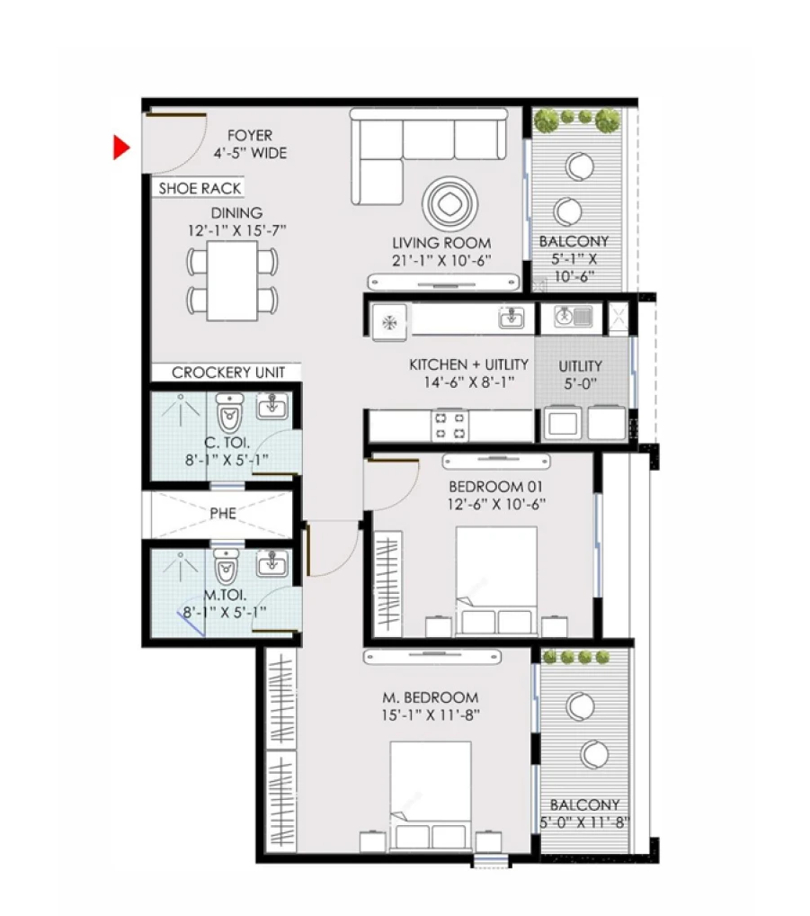 Tower A - 4BHK Series 2