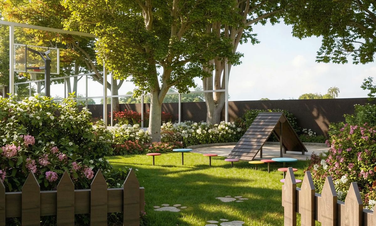 Pet park at Ruchira The Rise